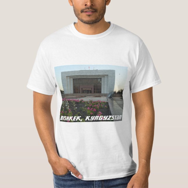 T-shirt Musée d'histoire d'état de Bichkek - Kirghizistan (Devant)