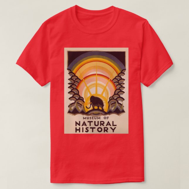 T-shirt Musée d'histoire naturelle (Design devant)