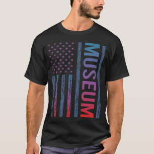 T-shirt Musée du drapeau à dégradé