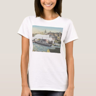 T-shirt Musée maritime de Sydney de balcon d'hôtel. 1998