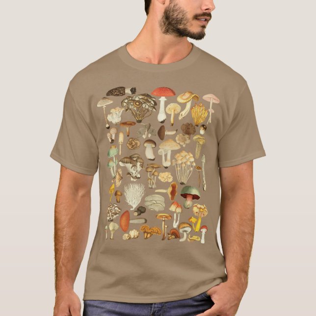 T-shirt Mushroom Mycology Fungi Foraging Mushroom Whispere (Devant)