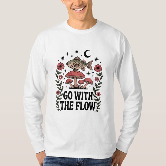 T-shirt Mushroom Spirit Fish (Devant)