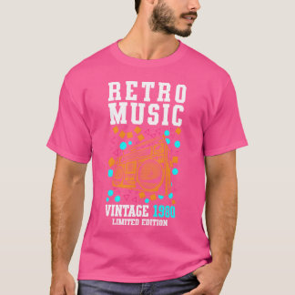 T-shirt Music Cassette Year Audio girl
