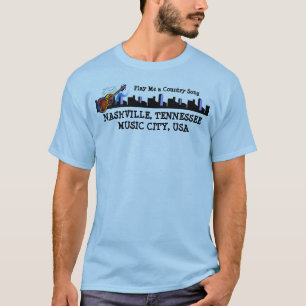 T-shirt Music City, Nashville, TN -A