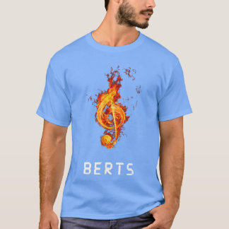 T-shirt Music Flame By Berts
