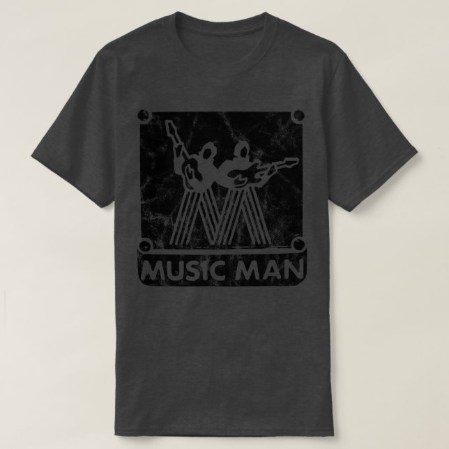 T-shirt Music Man Logo pour produits blancs  (Design devant)