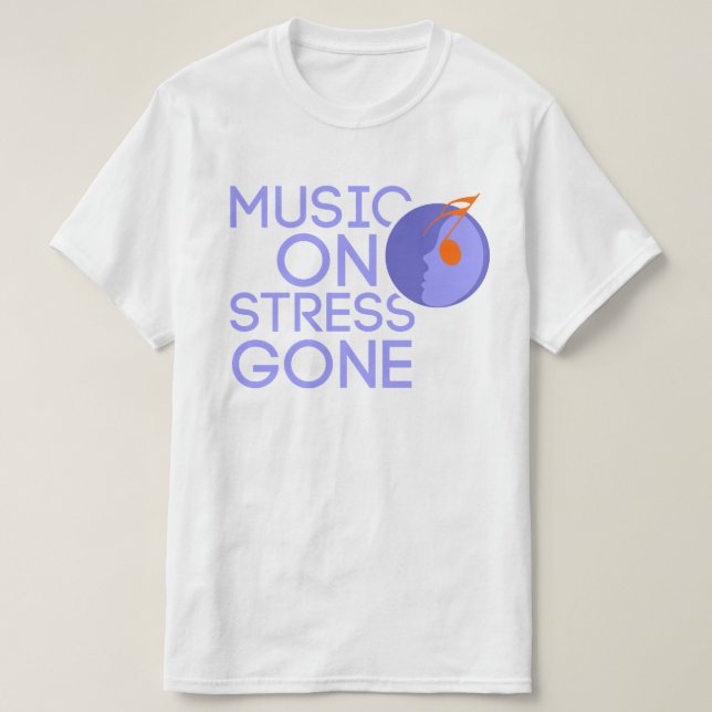 T-SHIRT MUSIC ON STRESS GONE (Design devant)