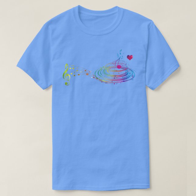 T-shirt Musician Gift Musical Instrument Music Notes Trebl (Design devant)