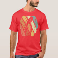 Musician Guitar Lover Guitarist Retro Sunset Guita