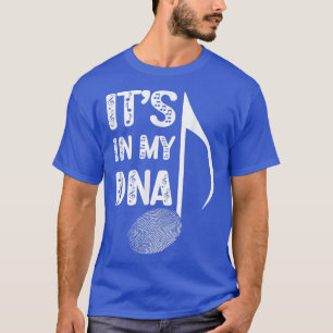 T-shirt Musicien C'est dans mon Dna Hobby Orchestra Fiche 