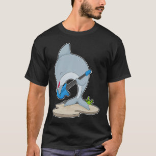 T-shirt Musicien dauphin Musique de guitare