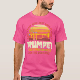 T-shirt Musicien de jazz Funny Trumpeter Gift Retro Trumpe