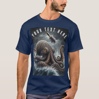T-shirt Musicien de l'océan Pieuvre 