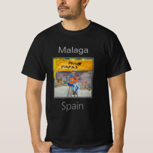 T-shirt Musicien de rue, Malaga, Espagne