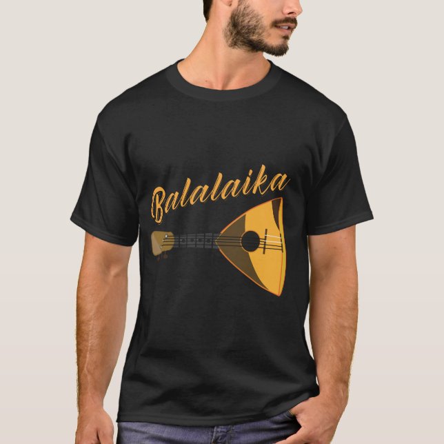 T-shirt Musicien d'instruments de Balalaika en Russie (Devant)