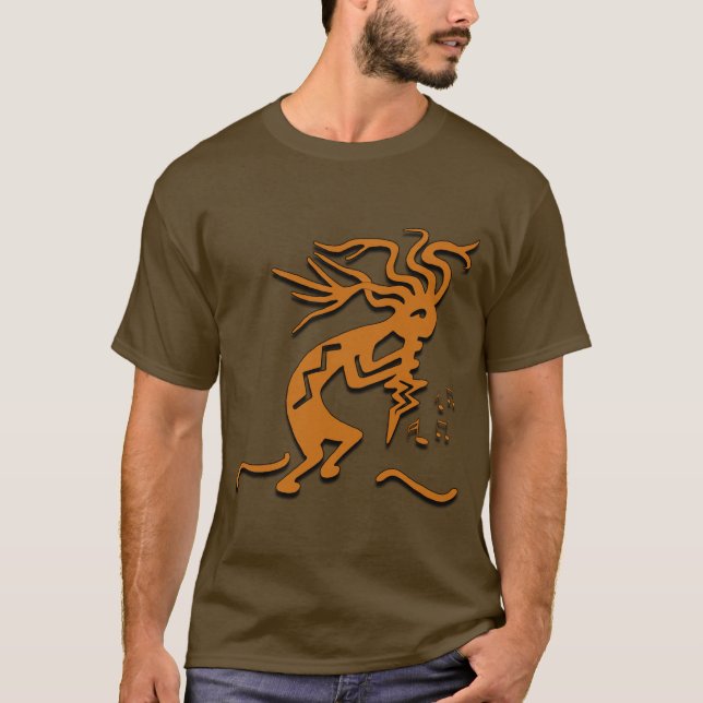 T-shirt Musicien Kokopelli (Devant)
