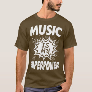 T-shirt Musicien passionné de musique