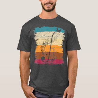 T-shirt Musicien Rétro Clef