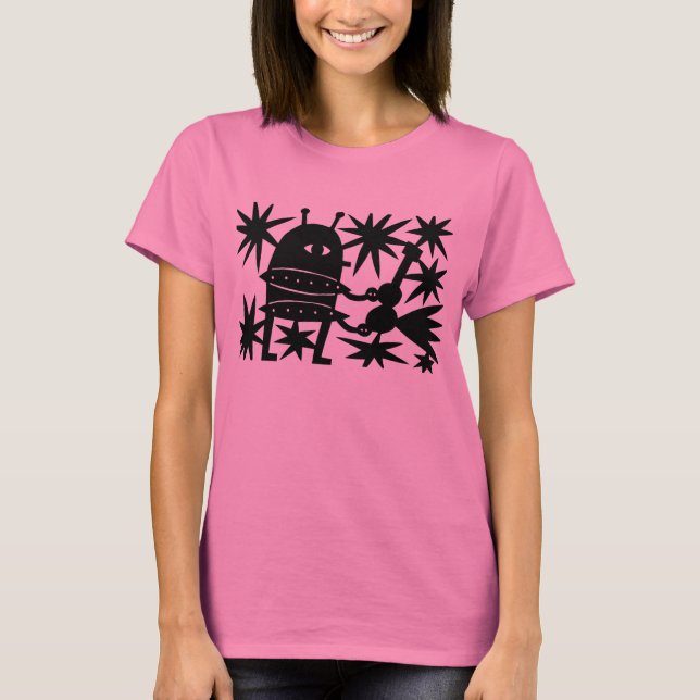 T-shirt Musicien robot (Devant)