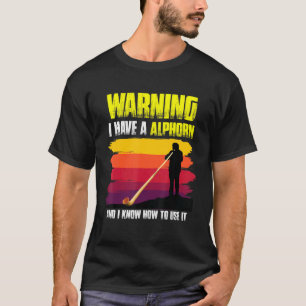 T-shirt Musicien suisse avec instrument Alphorn Suisse