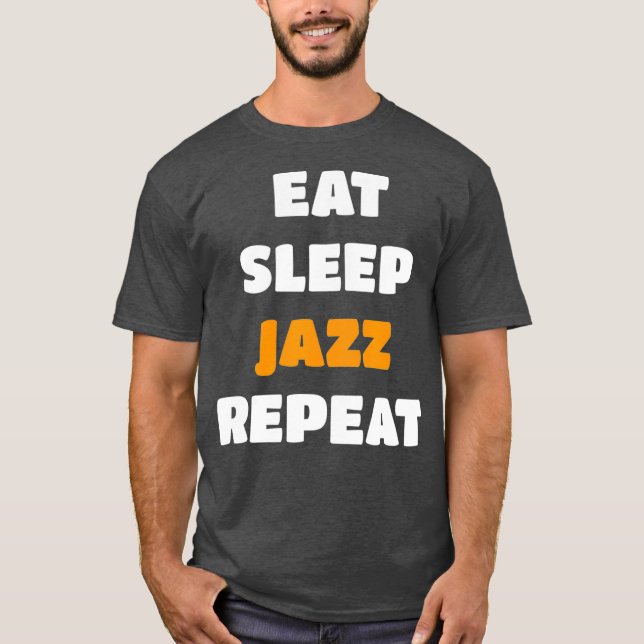 T-shirt Musiciens de jazz et amateurs de musique jazz (Devant)
