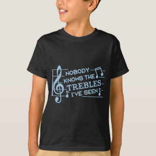 T-shirt Musiciens drôles de treble Blague Jeux de mots Pro
