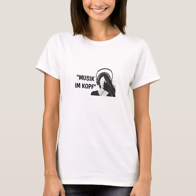 T-shirt "Musik ist meine Welt (Devant)