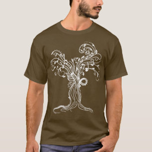 T-shirt Musiker Geschenke Musik Baum Gitarristen