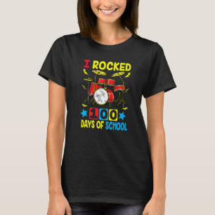 T-shirt Musique 100e jour d'école J'ai déchiré 100 jours d