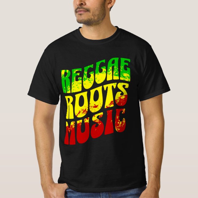 T-shirt Musique à base de reggae (Devant)
