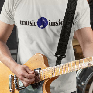 T-shirt musique à l'intérieur