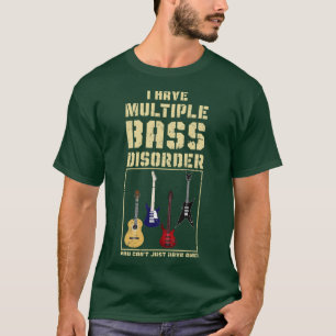 T-shirt Musique Amant Drôle Lecteur basse Cadeau Basse Gui