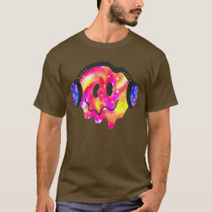 T-shirt Musique Amant Souriant Costume visage Happy mignon