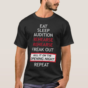 T-shirt Musique amusante Théâtre Vêtements Drama Ligue Act