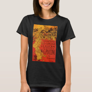 T-shirt Musique Art Nouveau vintage, Opéra de La Bohême, 1