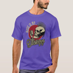 T-shirt Musique Artiste Groupe Rock Roll Microphone Desig