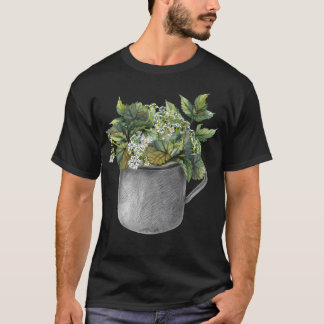 T-shirt Musique avec croissance verte des forêts
