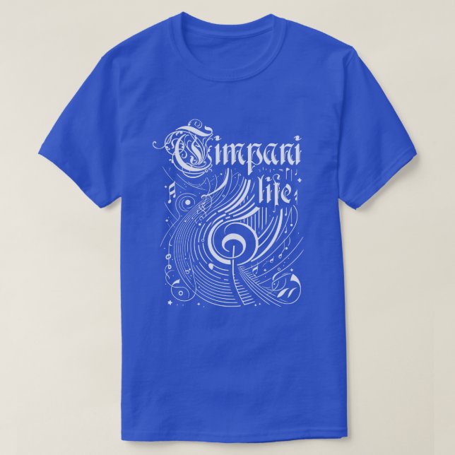 T-shirt Musique avide Timpani Life (Design devant)