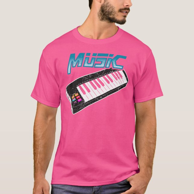 T-shirt Musique Beat Maker Drum Machine Chemise Drummer Ke (Devant)