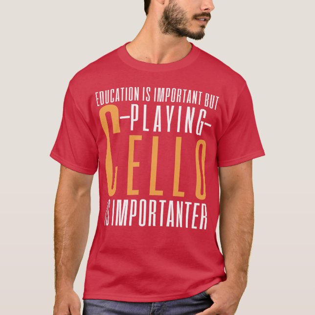 T-shirt Musique Cello (Devant)
