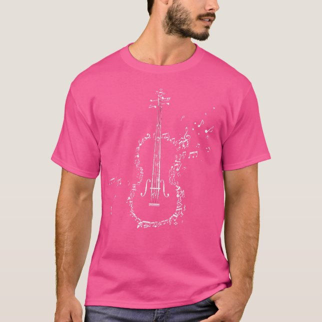 T-shirt Musique classique Joueur violon Orchestre Cadeau V (Devant)