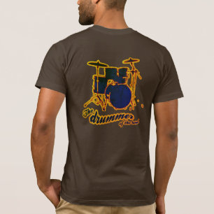 T-shirt Musique cool du lecteur de tambours