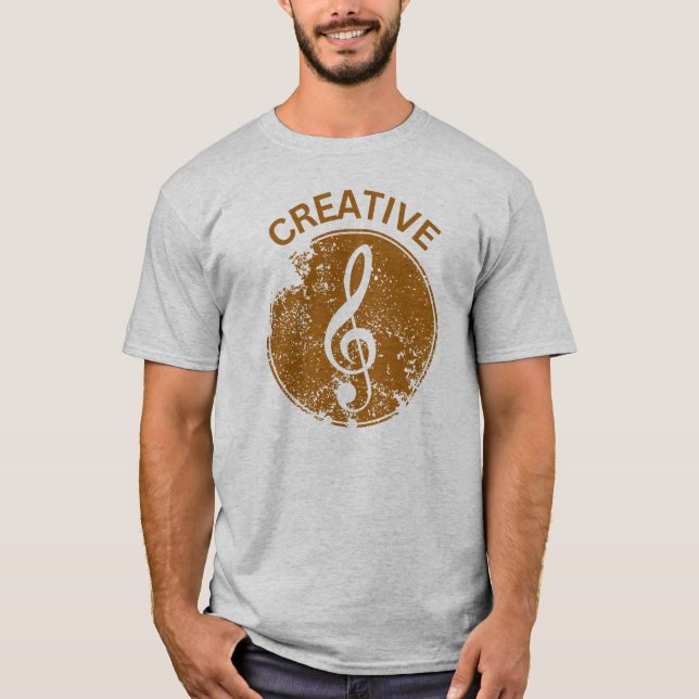 T-shirt Musique Créative Cool Musicien design (Devant)