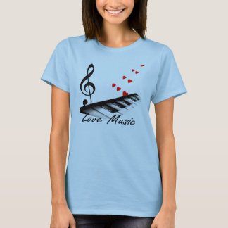 T-shirt Musique d'amour