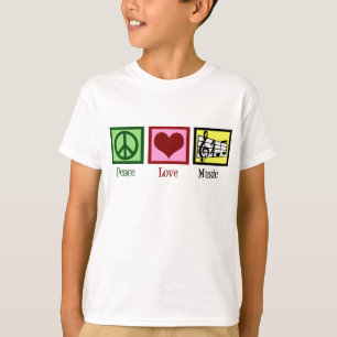 T-shirt Musique d'amour de paix