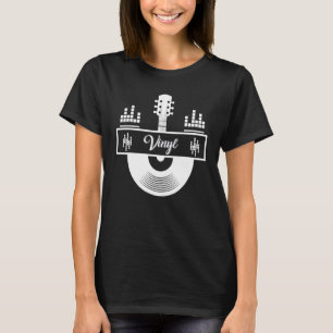 T-shirt Musique de guitare Vinyl Record