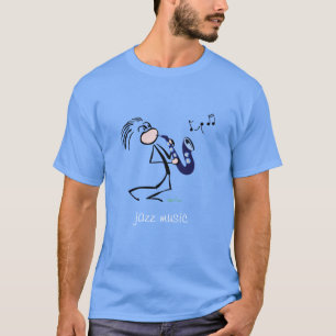 T-shirt Musique de jazz saxophone