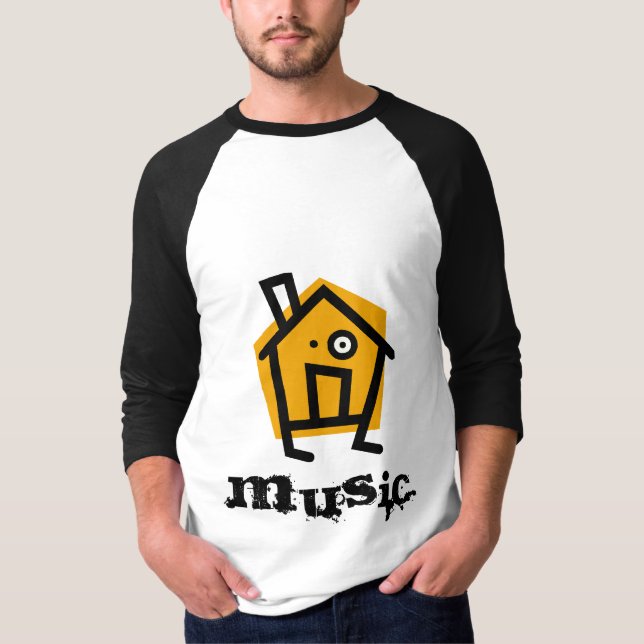 T-shirt MUSIQUE de maison (Devant)