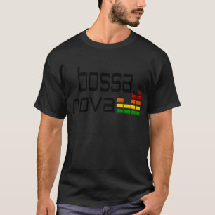 T-shirt Musique de nova de Bossa avec l'égaliseur stéré