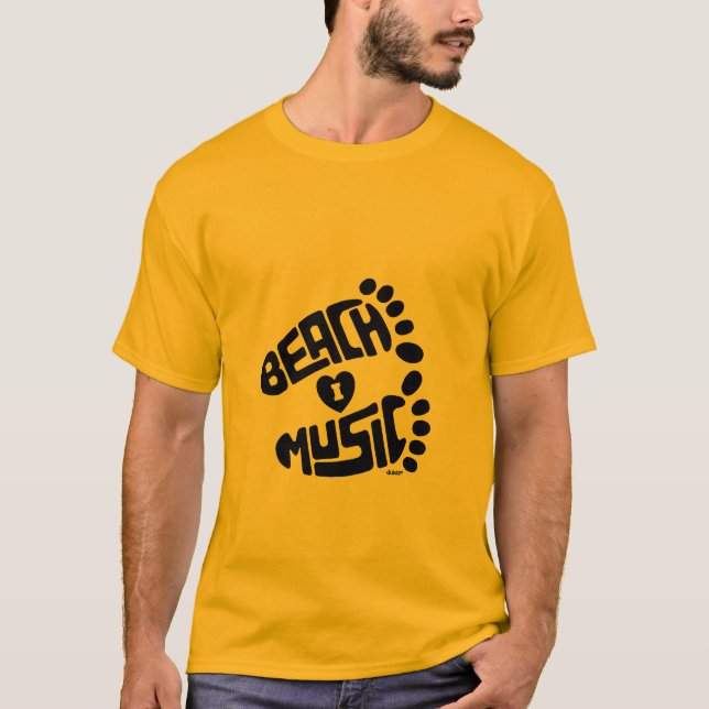T-SHIRT MUSIQUE DE PLAGE (Devant)